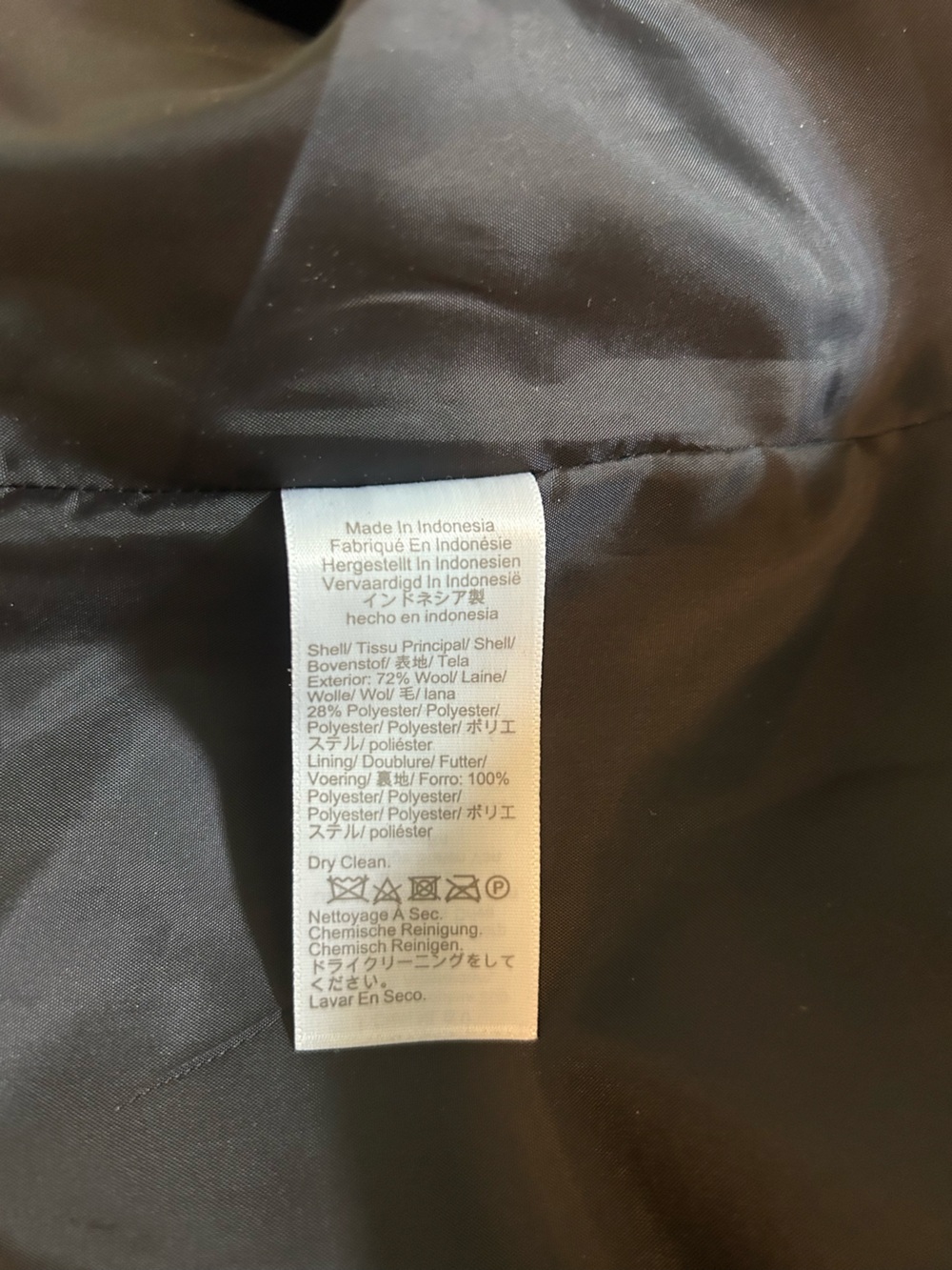 J. Crew Charcoal Plaid Zip-Front Wool Jacket (NWT) - Picture 5 of 5